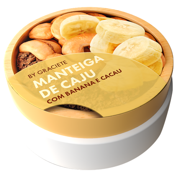 Manteiga de Caju com Banana e Cacau 150g